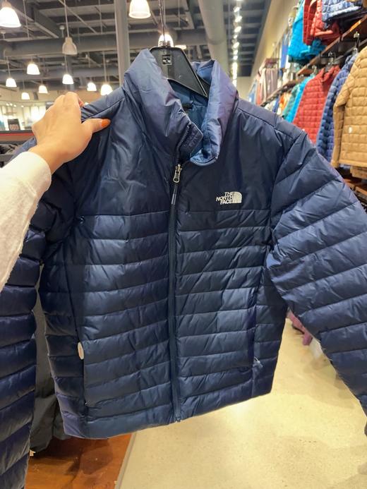 到手价1299元 北面男士立领排骨款羽绒服，600蓬松度羽绒服，75%绒+25%羽毛 黑色藏蓝超难抢 美国代购，无中文标签，介意慎拍 商品图1