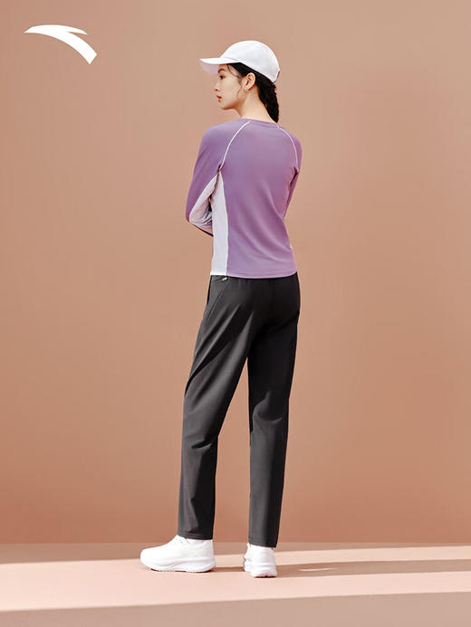 安踏舒乐直筒裤丨运动长裤女士冬季新款通勤休闲裤直筒裤162547505N 商品图4