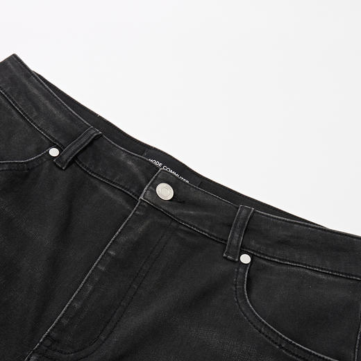 MODE COMMUTER | MC冬季复古水洗阔腿牛仔裤长裤男裤MCE105032D 商品图2