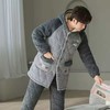 【YW】“清仓特价”男士三层夹棉超厚家居服套装（截单后3-5天发货) 商品缩略图1