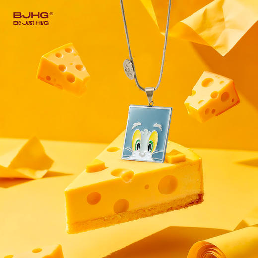 BJHG不计后果猫和老鼠联名项链男女同款质感潮牌高街钛钢服装配饰 商品图2