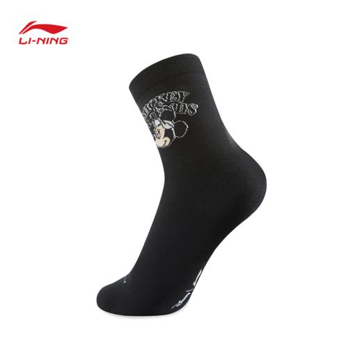 李宁｜迪士尼米奇联名系列抗菌中袜三双装（特殊产品不予退换货）AWTV131 商品图7