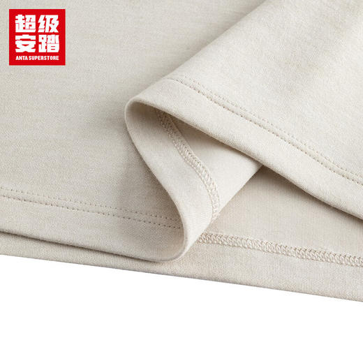 超级安踏加绒长袖T恤女士秋冬3A抗菌羊毛混纺抑菌除臭套头衫162547406U 商品图7