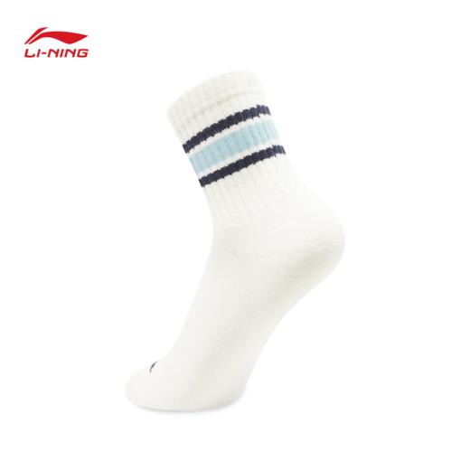 李宁运动生活系列抗菌中袜三双装（特殊产品不予退换货）AWTV123 商品图8