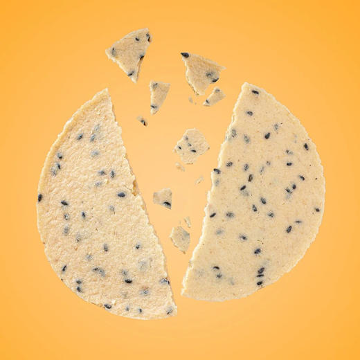 正耕 诚食欢喜铁棍山药黑芝麻薄饼400g*2（咸味） 商品图2