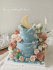 【周年庆精选】花团锦簇 日月星辰 小王子浪漫双层鲜花蛋糕 商品缩略图0