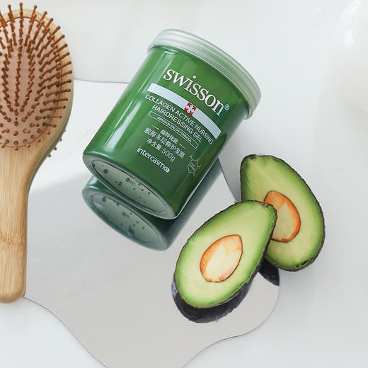 【买赠试用装，多买多赠】养出丝丝水润轻盈发，蕴特优能 绿宝罐发膜，专业沙龙线护发，头发天天看着变好，500g/罐 商品图2