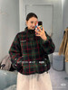 1120-2 月底发 独家圆正 白露同款 miu摇粒绒 拉链格子外套 我穿S宽松合适 商品缩略图9