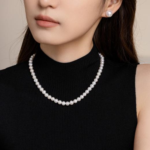 珍珠【任2件得首饰盲盒，任3件再减30】MS Lemuguet天然淡水珍珠系列 礼盒装带证书（胸针不带） 商品图7