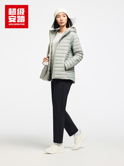 超级安踏速干运动长裤女裤秋季弹力舒适透气跑步训练长裤子女162547501U 商品图3