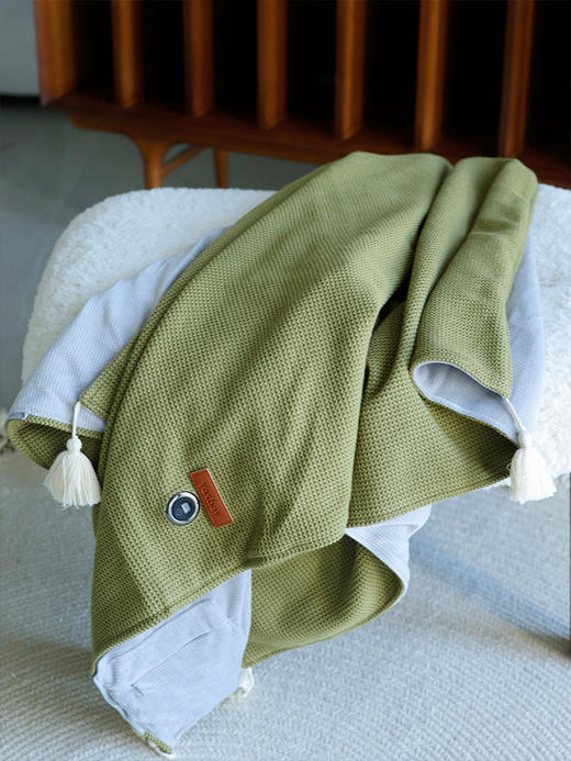 【建议下单带移动充电宝款】【法式小香风电热披　暖身毯】5档温度任意调节　披着软盖着暖 预售3天（周末不发） 商品图8