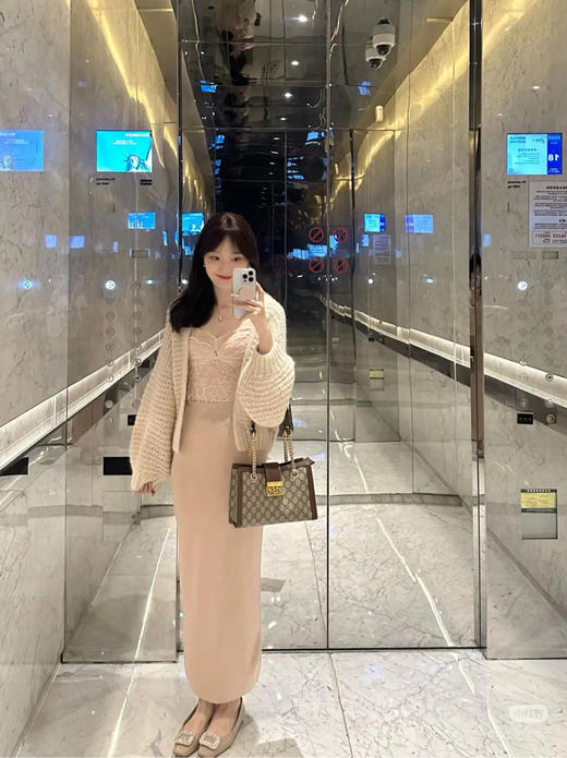 GUCCI 老花 Padlock 棕色 小号 单肩包 商品图2