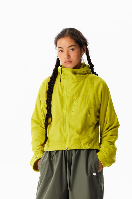 CryingCenter保暖锁温连帽短款外套秋冬轻量化户外徒步软壳长袖 商品图1