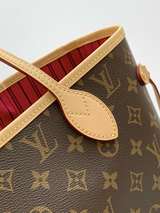 秋冬特惠💰1290 渠道级LV【全钢五金 变码芯片】te级LV 全套包装 41178老花玫红 经典购物袋 中号 商品图4