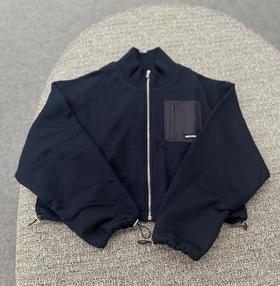 女款短款拉链外套la017