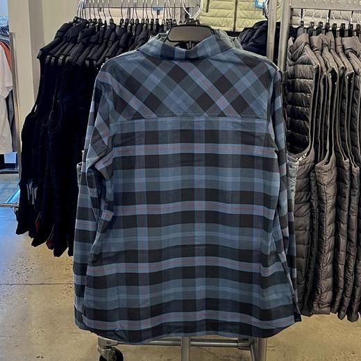 Columbia/哥伦比亚  女士春秋格纹单口袋长袖衬衫外套 商品图2