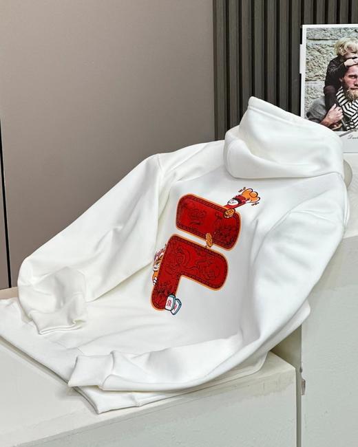 D112023年兽系列银狐绒圆领套头卫衣休闲情侣款 商品图11