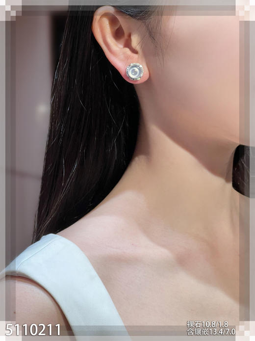 5110211，平安扣耳钉。具体价格微信咨询 商品图4
