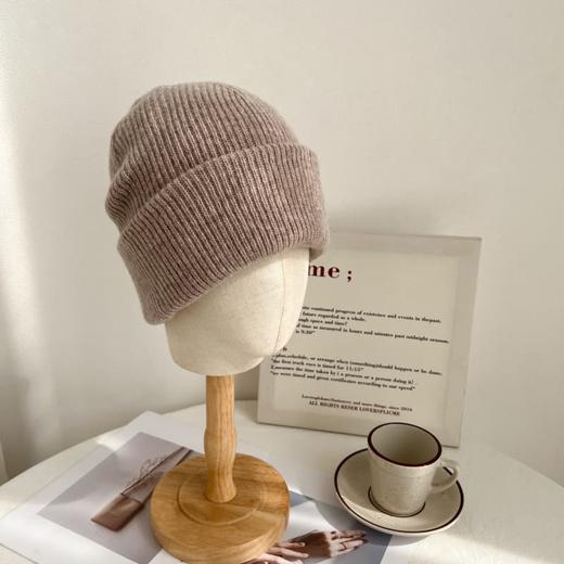 MS Lemuguet  铃兰小姐 绵羊毛针织帽 加厚加宽版 耐寒保暖 男女同款 5色可选 商品图8