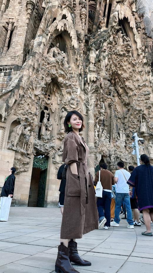 【土豆妈同款】百田森PYQ2C936西部牛仔靴女小短靴真皮尖头靴子美拉德 商品图4