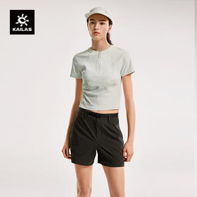 KAILAS凯乐石 女款短袖立领半开胸 KG2517222【Z】