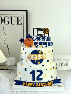【周年庆精选】加油少年 篮球少年蛋糕