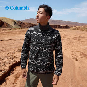 哥伦比亚男式针织印花半开衫AE5809