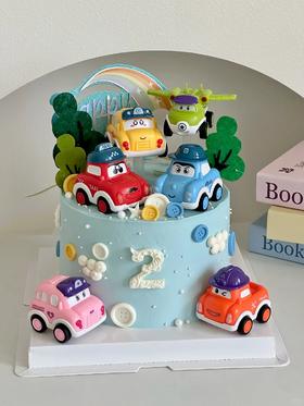 【周年庆精选】回力车车总动员蛋糕