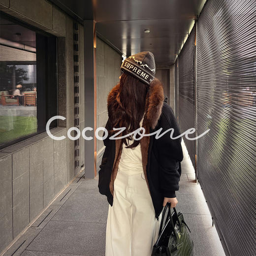 COCO ZONE 刘 一一“雪域极光”100棉连帽拉链外套CD1A1636 商品图0