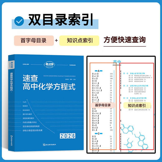 考点帮速查高中化学方程式共两册 高一二三高考同步教材重难点书籍知识点总结清单教辅手册 商品图2