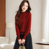 厚款法式木耳边，半高领洋气内搭毛衣CC-ML-2182 商品缩略图1