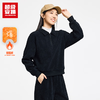 超级安踏加绒翻领卫衣女士秋冬保暖宽松雪尼尔舒适套头衫上衣女162548705U 商品缩略图0