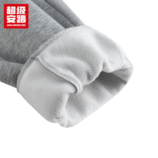 超级安踏欧文之盾丨加绒运动长裤男女秋冬宽松保暖篮球裤卫裤172541301U 商品图6