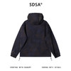 SDSA男士秋冬新款痞帅男装潮牌扎染立领连帽卫衣下摆松紧百搭上衣 商品缩略图4