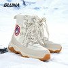 GLUNA哥鲁纳冬季高帮防水雪地靴加绒保暖防滑防寒户外休闲徒步中筒加厚89893 商品缩略图7