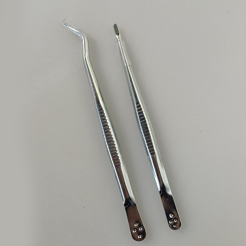 一次性金属镊子 医用金属材质镊子 单独包装
