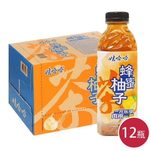 娃哈哈蜂蜜柚子味茶饮料500ml*12（6942980800390） 商品图0