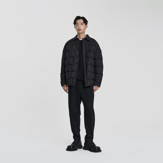 MODE COMMUTER | MC冬季休闲开襟翻领衬衫式羽绒服男MCE1D25006D 商品图2