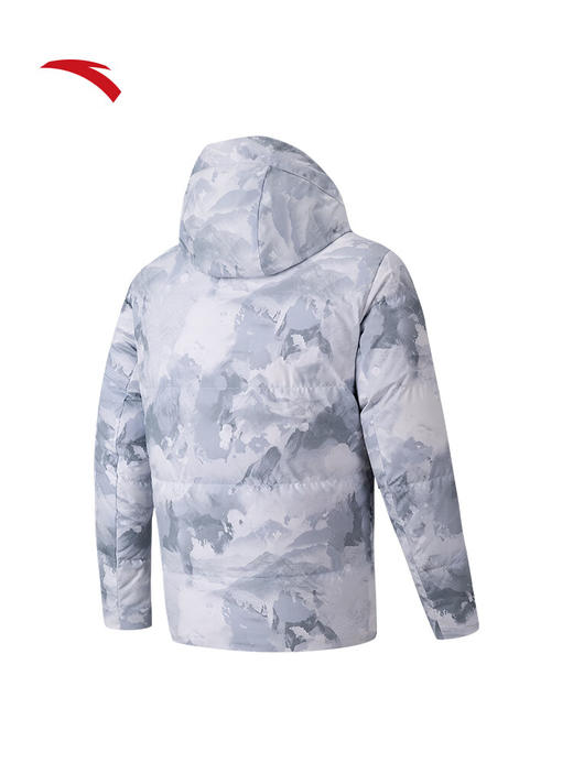 安踏（ANTA）六度芯羽绒服 防泼水防寒羽绒男女同款冬季满印外套172547904 商品图1