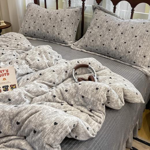 全尚 牛奶绒四件套 床单款&床盖款【3-5天发货】 商品图4