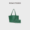 ROMI STUDIO 首饰袋 细腻肌理头层牛皮绿色手提托特包RWBLP31642 商品缩略图1