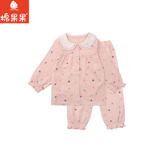 棉果果春季新品女宝满印柔软舒适5A抗菌纯棉对开套装M121304226024 商品图9