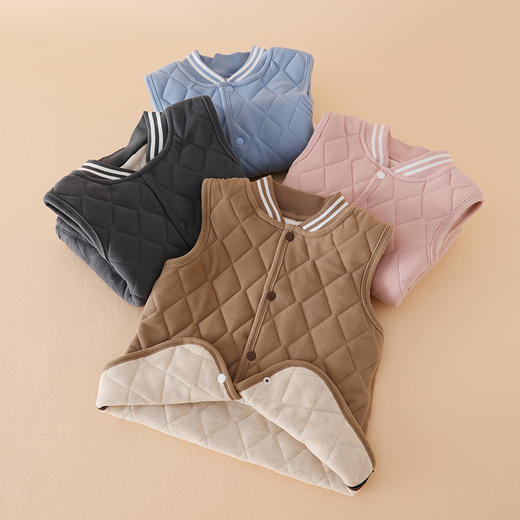 72小时内发货【秋冬校服神器】儿童羊绒蚕丝保暖套装 马甲/上衣/裤子 A类面料 5维质检 羊绒蚕丝内里 保暖舒适 温暖过冬 商品图11