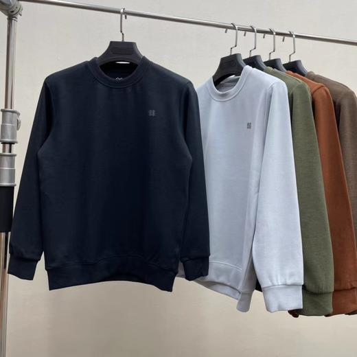 D112032男士户外运动休闲抓绒保暖长袖内搭打底衫 商品图10