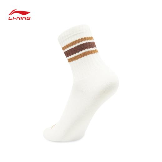 李宁运动生活系列抗菌中袜三双装（特殊产品不予退换货）AWTV123 商品图9