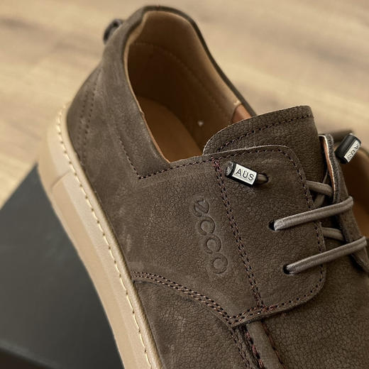 ECCO爱步 男士牛皮皮鞋休闲鞋 商品图4