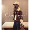 COCO ZONE 刘 一一“流光皮衣”90白鹅绒绵羊皮翻领皮衣CD2A2938 商品缩略图2
