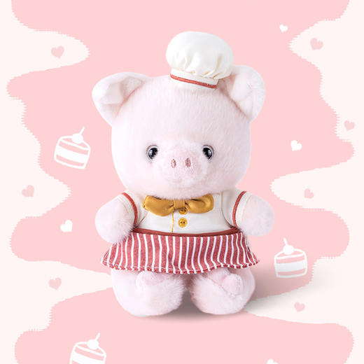 可爱软萌小猪厨师毛绒公仔-纪念日百货门店同款167796653 商品图0