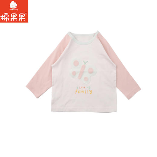 棉果果春季新品女宝卡通柔软舒适5A抗菌纯棉套头T恤M121140226027 商品图1