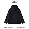 SDSA男士秋冬新款痞帅男装美式彩色竖纹提花连帽卫衣百搭复古上衣 商品缩略图4